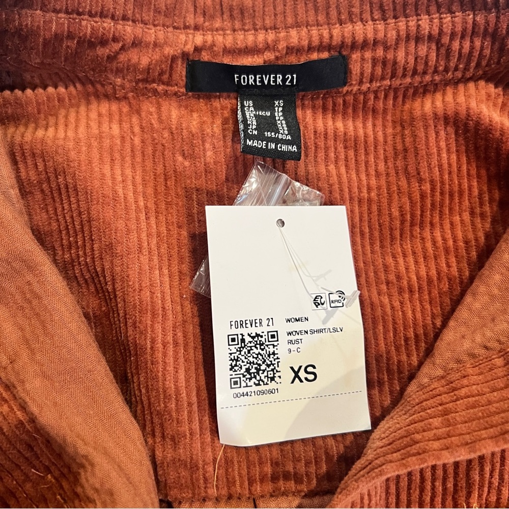 Forever 21 Rust Cropped Jacket - Picture 3 of 4